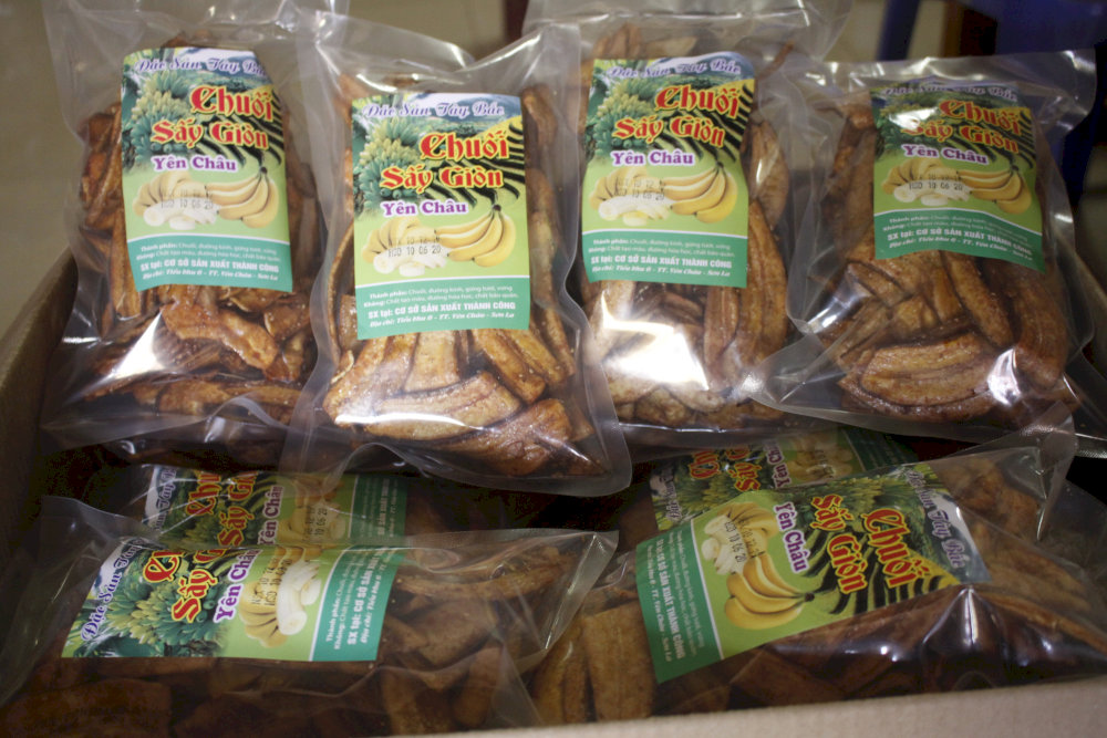 Chuối sấy dẻo Yên Châu